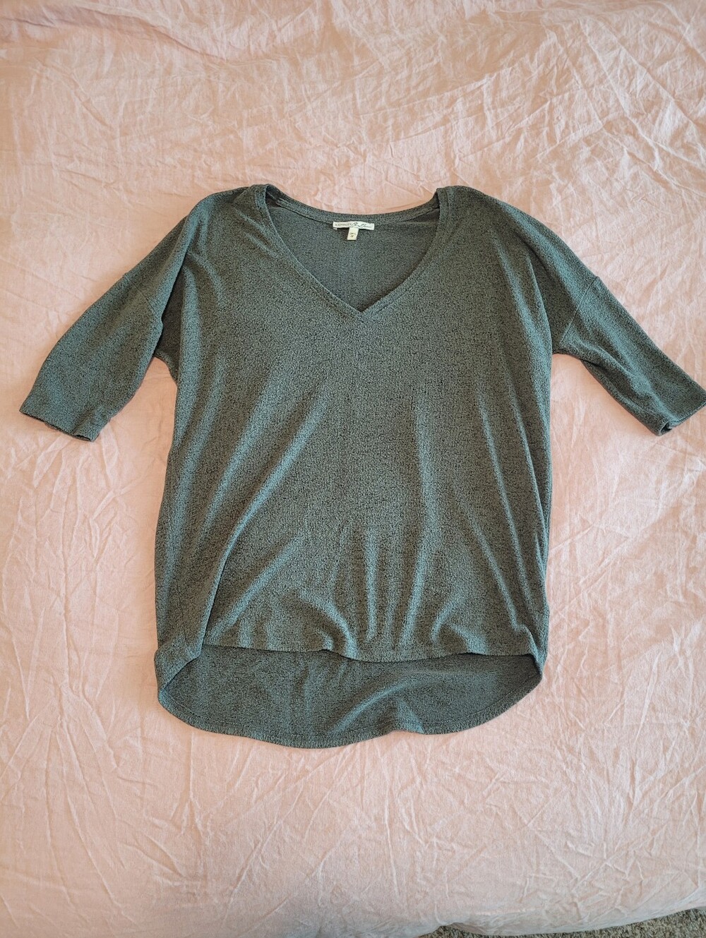 3/4 Long Sleeve Women’s Top - Green